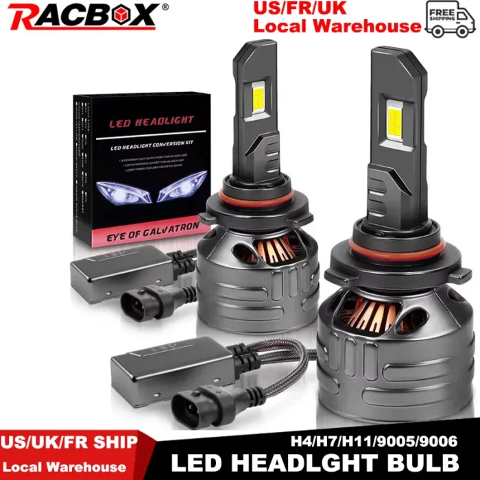 150W 50000LM H7 H11 LED Headlight Bulb 9005 9006 Turbo Headlamps 6000K White Headlights Bulb For Auto Lamp Bulb Accessories