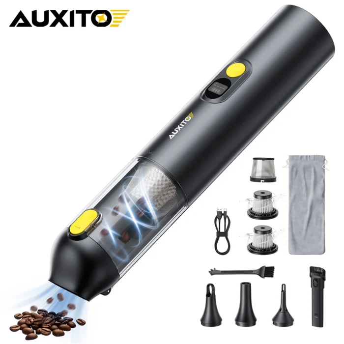 Original AUXITO Handheld Car Vacuum Cleaner 14KPa Portable Home Car Cordless Strong Suction Power Vacuum Type-C Charging Gift
